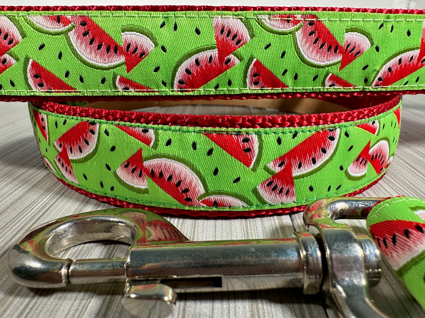Watermelon Adjustable Dog Collar