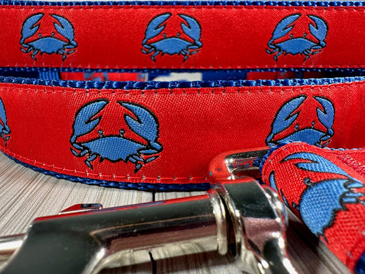 Crackin' Crab Adjustable Dog Collar