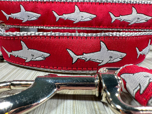 Great White Shark Adjustable Dog Collar