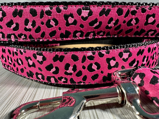 Lively Leopard Adjustable Dog Collar