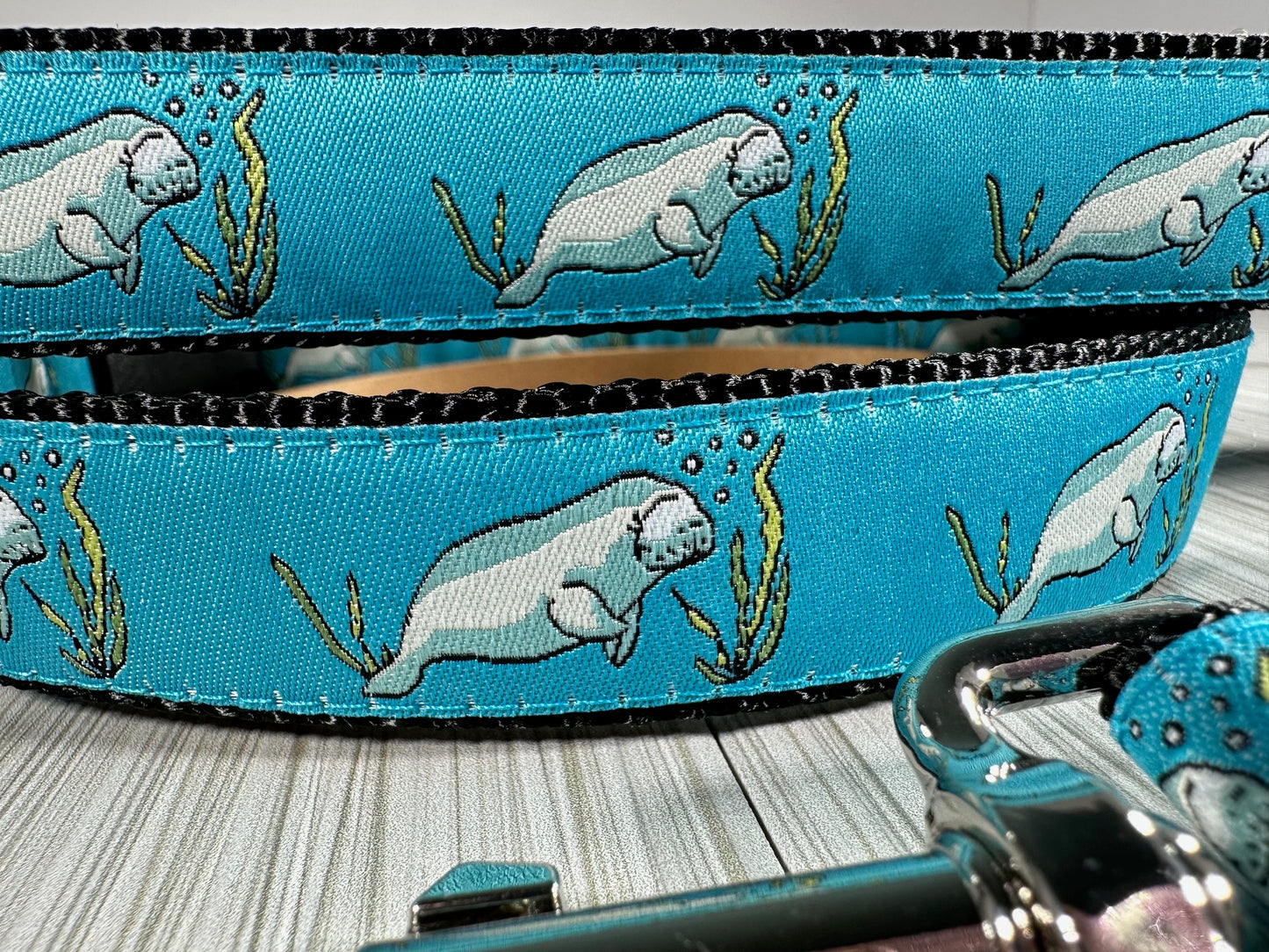 Manatee Adjustable Dog Collar