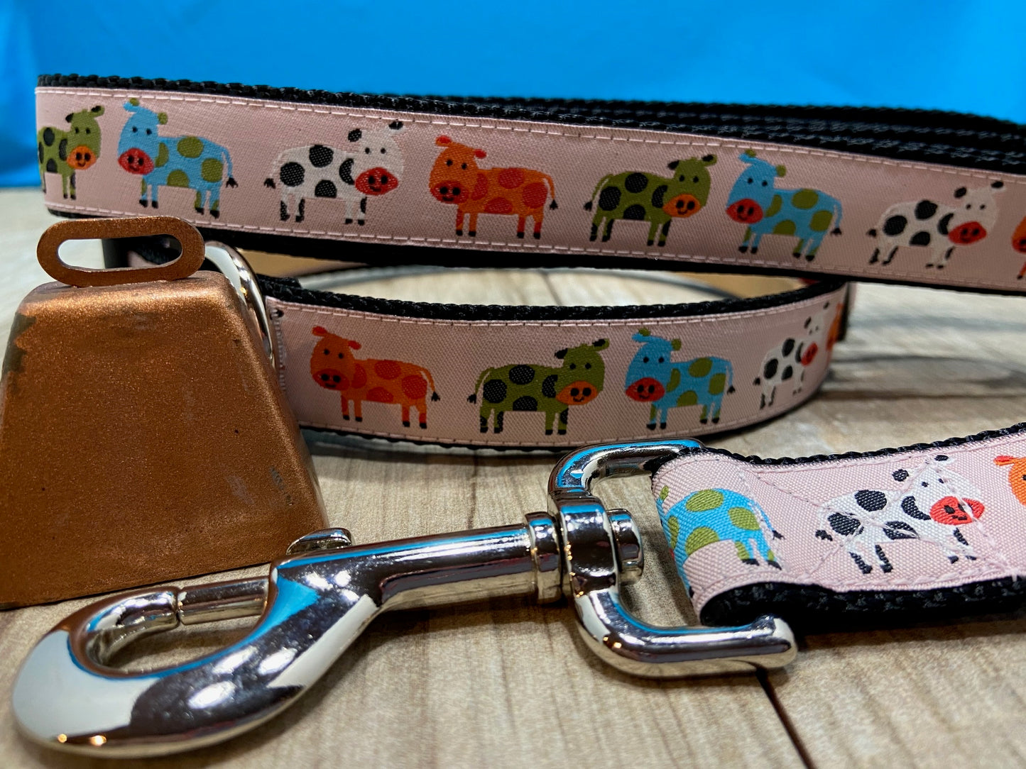 Happy Holsteins Spotted Cows Adjustable Dog Collar