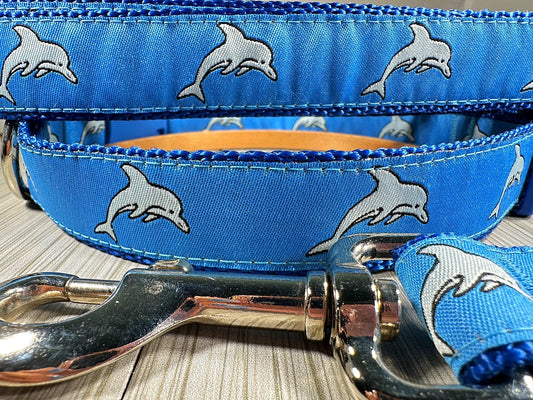 Dolphin Atlantic Bottlenose Adjustable Dog Collar