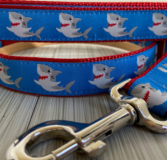Silly Shark Adjustable Dog Collar